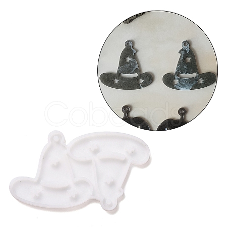 DIY Witch's Hat Pendants Silicone Molds DIY-D060-17-1