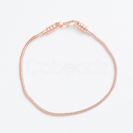 Brass Wheat Chain Bracelet Making MAK-I014-01RG-1