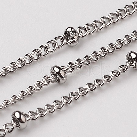 3.28 Feet 304 Stainless Steel Twisted Chains Curb Chains X-CHS-K002-10-1