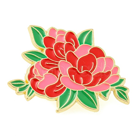 Flower Theme Enamel Pins JEWB-D024-01B-G-1