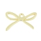 Rack Plating Bowknot Alloy Pendants, Cadmium Free & Nickel Free & Lead Free, Golden, 12.5x20x1mm, Hole: 1.8mm