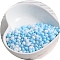 Macaron Baking Paint Glass Seed Beads, Fringe Teardrop Beads, Light Sky Blue, 5mm