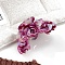 Cellulose Acetate Claw Hair Clips, Hair Accessories for Women & Girls, Flower, Purple, 54x95mm