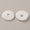 Plastic Doll Eye Nose Round Gaskets, Animal Doll Safety Eye Nose Washers for DIY Craft Doll Making, Floral White, 17x3.5mm, Hole: 4mm