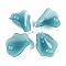 Lotus Leaf Bead Caps, for DIY Jewelry Making, Dark Turquoise, 29~31.5x21~22x9.5~11.5mm, Hole: 1.2mm