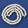 Electroplated Synthetic Non-Magnetic Hematite Beads Strands G-U003-11B-2