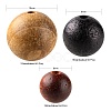 3 Style Natural Wood Beads Strands WOOD-LS0001-34-4