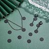 Unicraftale 24Pcs 4 Style Stainless Steel Pendants STAS-UN0037-17-2