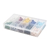 250Pcs 10 Color Opaque Solid Color Glass Beads Strands EGLA-SZ0001-22-3