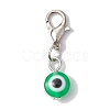 16Pcs 16 Styles Evil Eye Resin Pendant Decorations HJEW-JM01952-02-4