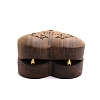 Heart Wooden Ring Storage Boxes PW-WG86876-01-4