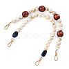 Givenny-EU 2Pcs 2 Style Wheat & Old Lace Acrylic Beads Bag Strap FIND-GN0001-04-2
