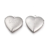 Non-Tarnish Valentine's Day 304 Stainless Steel Locket Pendants STAS-K192-17P-2