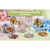 DIY Bees Theme Diamond Painting Acrylic Cup Mat Kits DIY-TAC0012-72-21