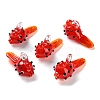 Handmade Lampwork Pendants LAMP-S068-09C-1