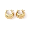 304 Stainless Steel Chunky Crescent Moon Hoop Earrings for Women EJEW-B048-01G-03-1