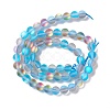 Synthetic Moonstone Beads Strands G-E573-01A-22-2