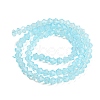 Baking Painted Transparent Glass Beads Strands DGLA-F029-J4mm-10-3