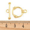 Brass Toggle Clasps KK-A223-30G-6