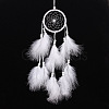 Polyester Woven Web/Net with Feather Wind Chime Pendant Decorations PW22111460759-1