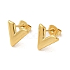 PVD Vacuum Plating 304 Stainless Steel Stud Earring EJEW-C099-03G-2