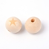 Natural Theaceae Wood Beads WOOD-TAC0007-06A-1