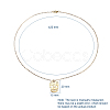 Brass Pendant Necklaces Sets NJEW-JN02679-3
