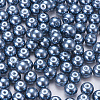 Eco-Friendly Dyed Glass Pearl Round Beads HY-BC0001-8mm-RB077-8