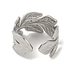 304 Stainless Steel Open Cuff Ring RJEW-C067-11P-3