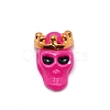 Alloy Skull with Crown Cabochons MRMJ-WH0078-05A-1