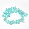 Electroplated Natural Quartz Crystal Beads Strands G-UK0018-02A-2