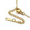 Brass Micro Pave Cubic Zirconia Pendant Necklaces for Women NJEW-E106-06KCG-01-3