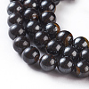 Natural Tiger Iron Beads Strands G-O181-15-3