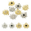 Pandahall 8Pcs 4 Color Alloy Pendant FIND-TA0003-31-8