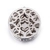 Brass Micro Pave Cubic Zirconia Slide Charms ZIRC-G147-07-NR-3