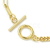 Golden Brass Charm Bracelets BJEW-JB10021-02-4