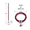 SHEGRACE Natural Garnet Beads Stretch Bracelet JB333A-2