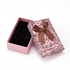 Floral Pattern Cardboard Jewelry Packaging Box CBOX-L007-002-2