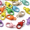 20Pcs Spray Painted Alloy Lobster Claw Clasps FIND-YW0001-79-2