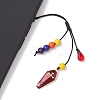 Halloween Synthetic Turquoise & Glass & Polymer Clay & Mobile Straps HJEW-JM01901-4