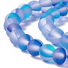 Synthetic Moonstone Beads Strands G-E573-01A-19-3