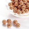 Pave Disco Ball Beads RB-A130-10mm-15-1