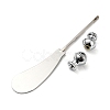 201 Stainless Steel Cake Spatulas AJEW-P114-01C-P-3