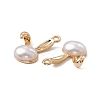 ABS Plastic Imitation Pearl Pendants PALLOY-K259-02G-3