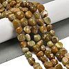 Natural Yellow Opal Beads Strands G-P497-01E-34C-2