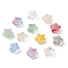 120Pcs 12 Style Spray Painted Glass Beads GLAA-FS0001-55-3