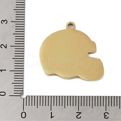 304 Stainless Steel Pendants STAS-C095-12G-1