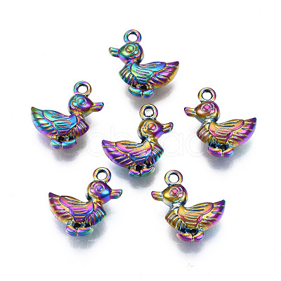 Rainbow Color Alloy Pendants PALLOY-N156-225-1