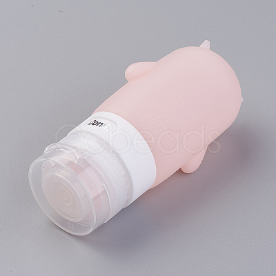 60ml Creative Portable Silicone Travel Points Bottles MRMJ-WH0006-B02-1