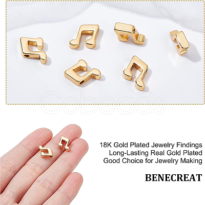 BENECREAT 50Pcs Brass Beads KK-BC0002-97-1